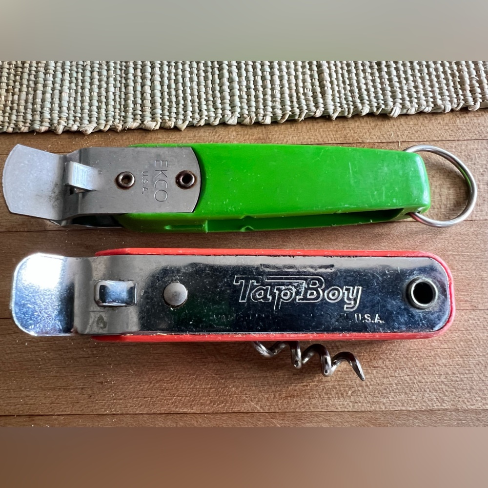 Vintage Tap boy USA and Ecko USA  can opener set of two . Collectors